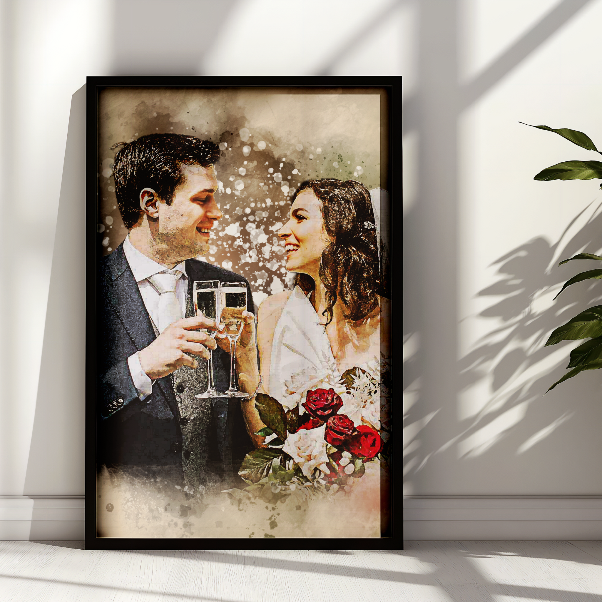 Personalised Watercolor Portrait (Digital File)