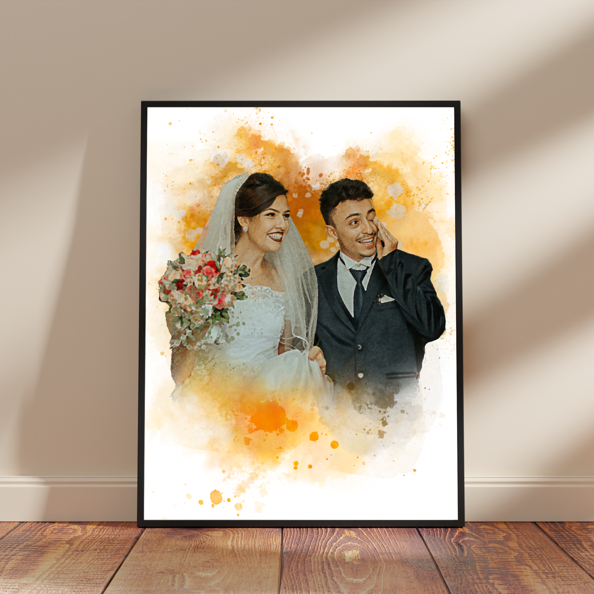 Personalised Watercolor Portrait (Digital File)